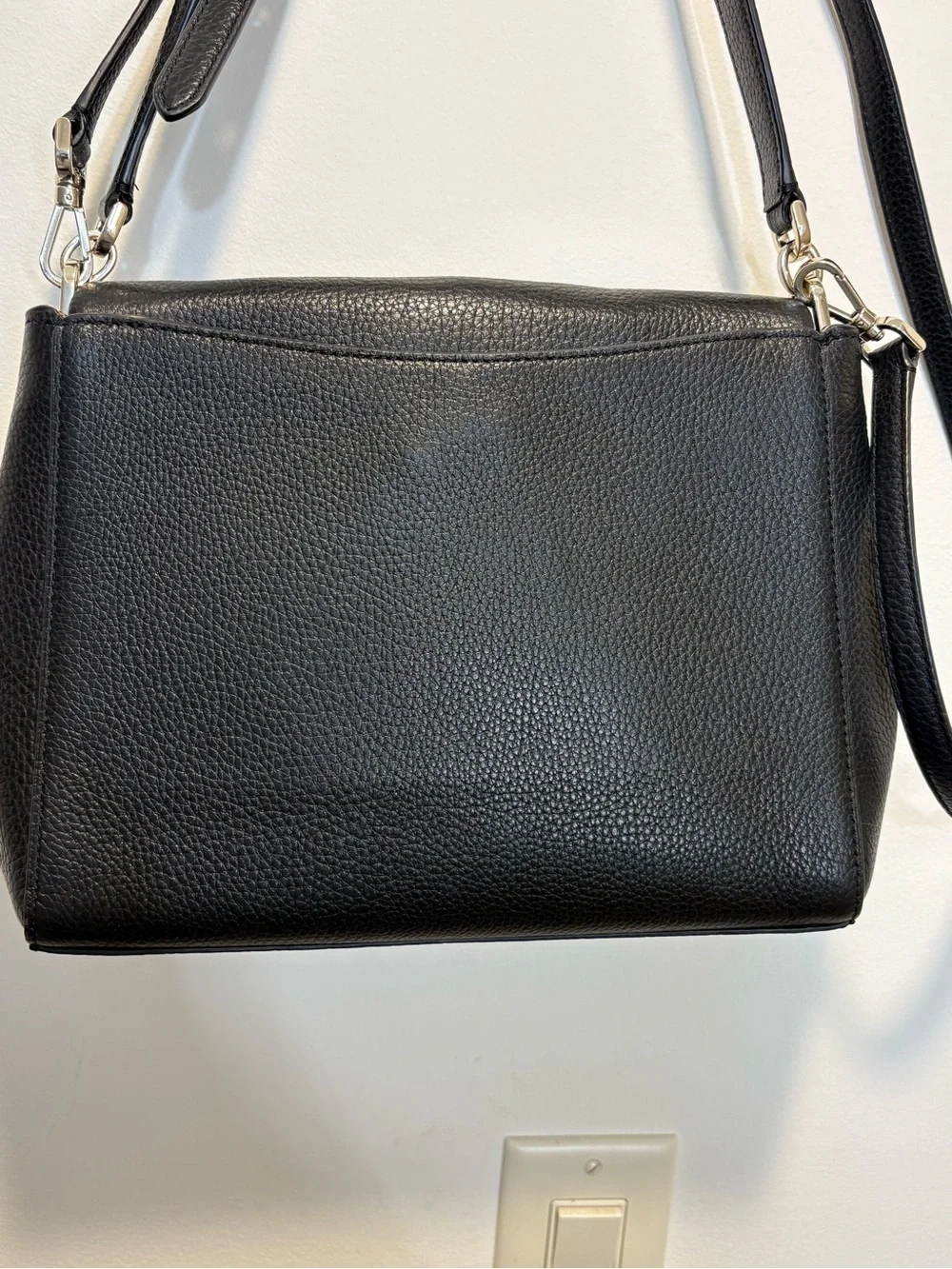 Kate Spade New York Leila Pebbled Leather Medium Flap Shoulder Bag - Picture 9 of 9